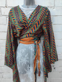 Image 2 of Stevie sari top with tassle zig zags