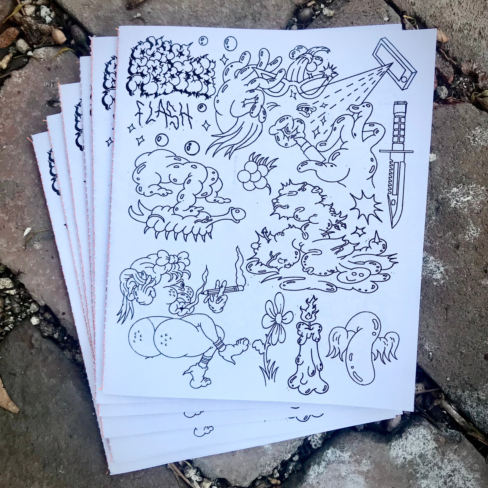 TATTOO FLASH BOOK Otto Splotch   Tattoo Flash Book 