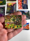 Tiny painting— flower garden 