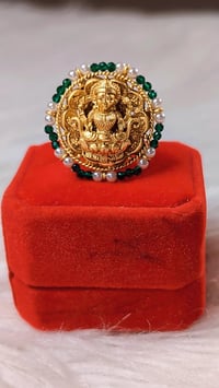 Image 2 of Goddess Laxmi Ring II_Adjustable Temple Ring