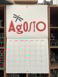 Image 8 of CALENDARIO TIPOGRAFICO 2026