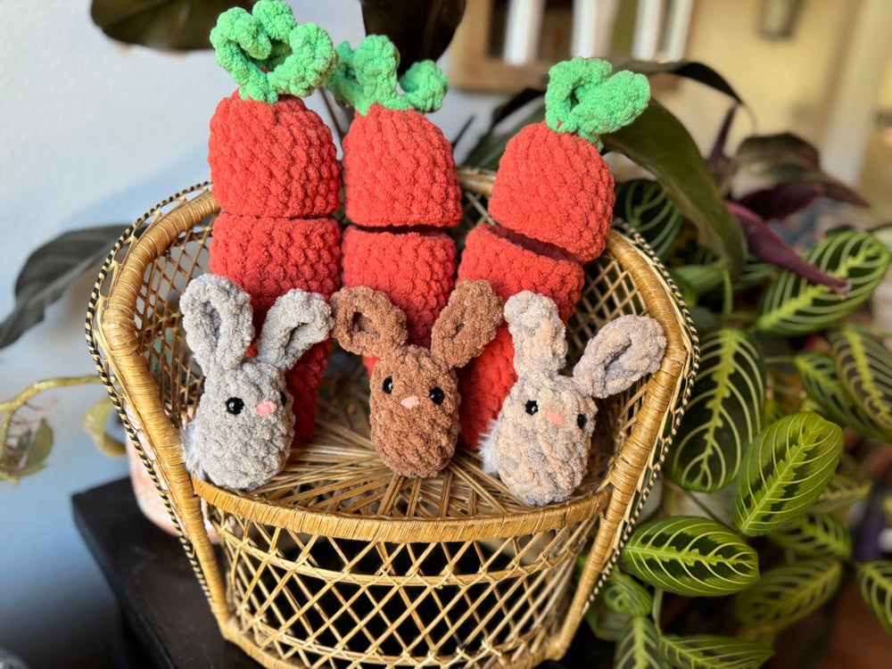Image of Hatching Carrot Bunnies 