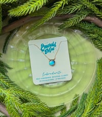 Labradorite, 14k gold filled chain - w/ extender chain