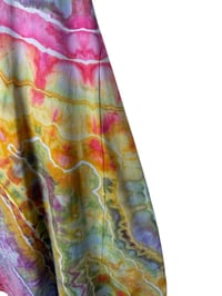 Image 6 of M Stretch Knit Fit and Flare Midi Dress in Euphoria Geode Ice Dye