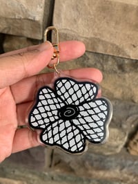 Keffiyeh Poppy Flower Keychain 