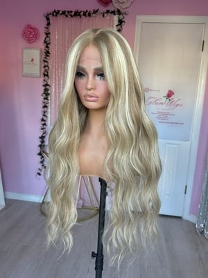 Image of all human hair highlights blonde (ready to ship) 