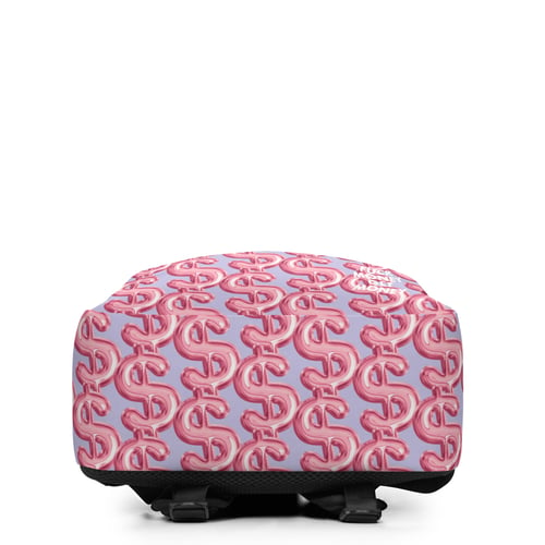 Image of DOLLAR SIGN BACKPACK PINK