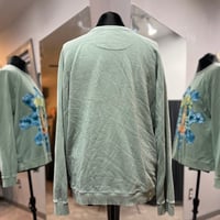 Image 5 of Mint Daisy Cutout Pullover