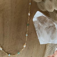 Image 2 of ELZA - Collier perlé Jaspe vert