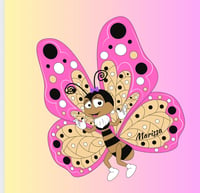 Image 3 of Stickers “Mila - The Counting Butterfly”
