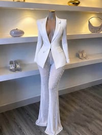 Pearl pants suit