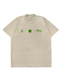 Image 2 of Sand L.A.T.M oversize / Olive Green Letters copy