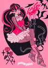 Draculaura A5 print 