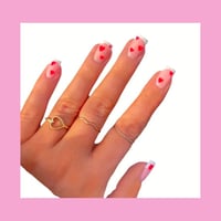 Heart French Tips 