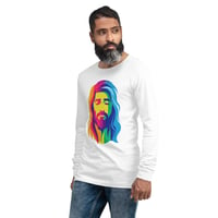 LGBTQ+ "RAINBOW JESUS" Unisex Long Sleeve Tee by InVision LA