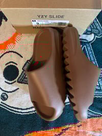 Image 3 of Adidas Yeezy Slide ‘Flax’ - Authentic FZ5896 - Men’s Size 9