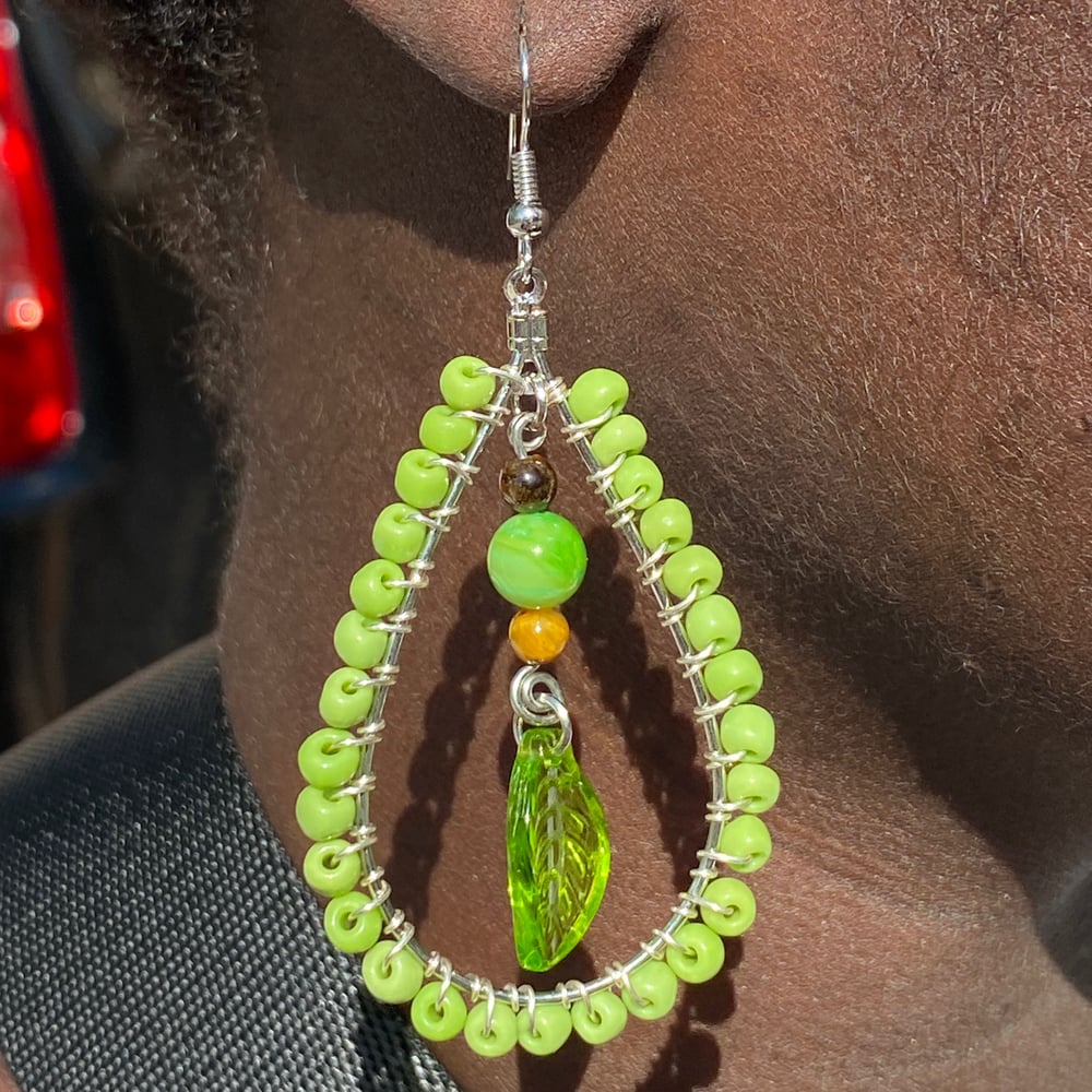 Image of lush forest earrings