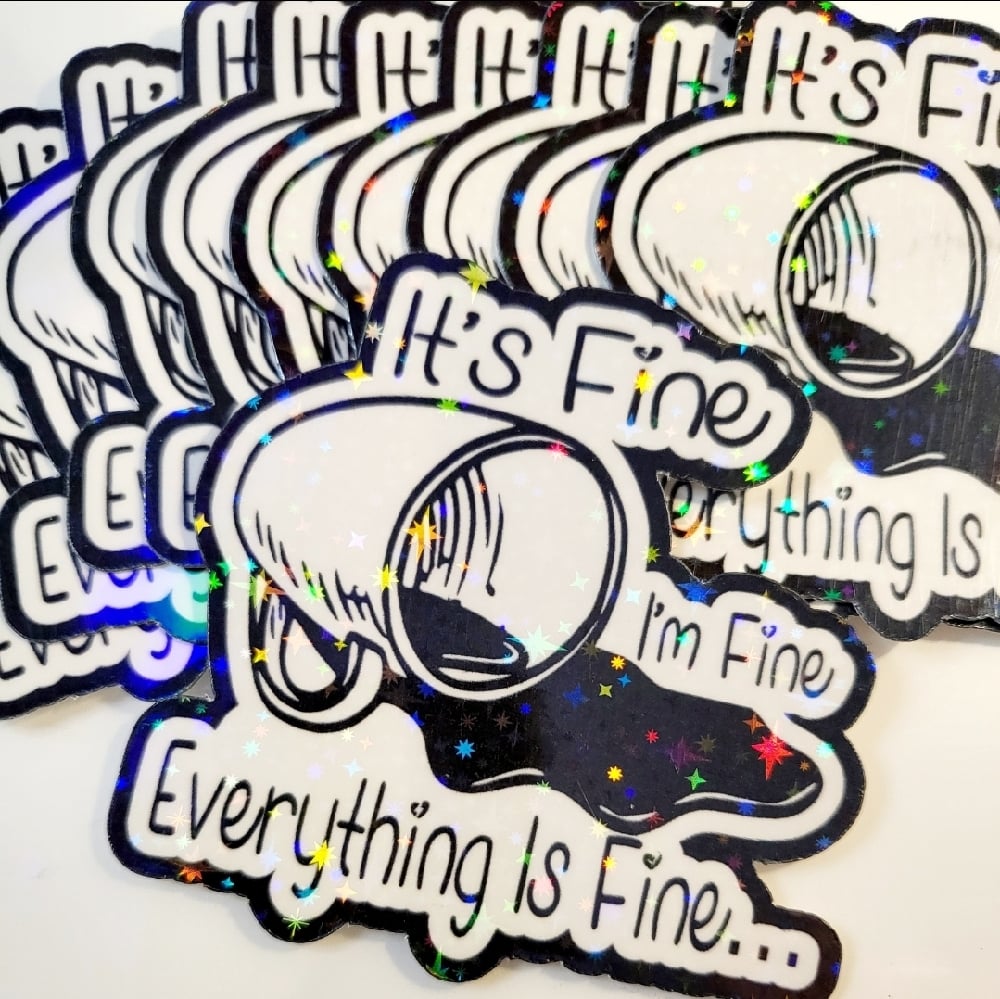 I'm fine sticker