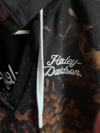 Image 2 of Acid Washed Harley Davidson Hoodie 