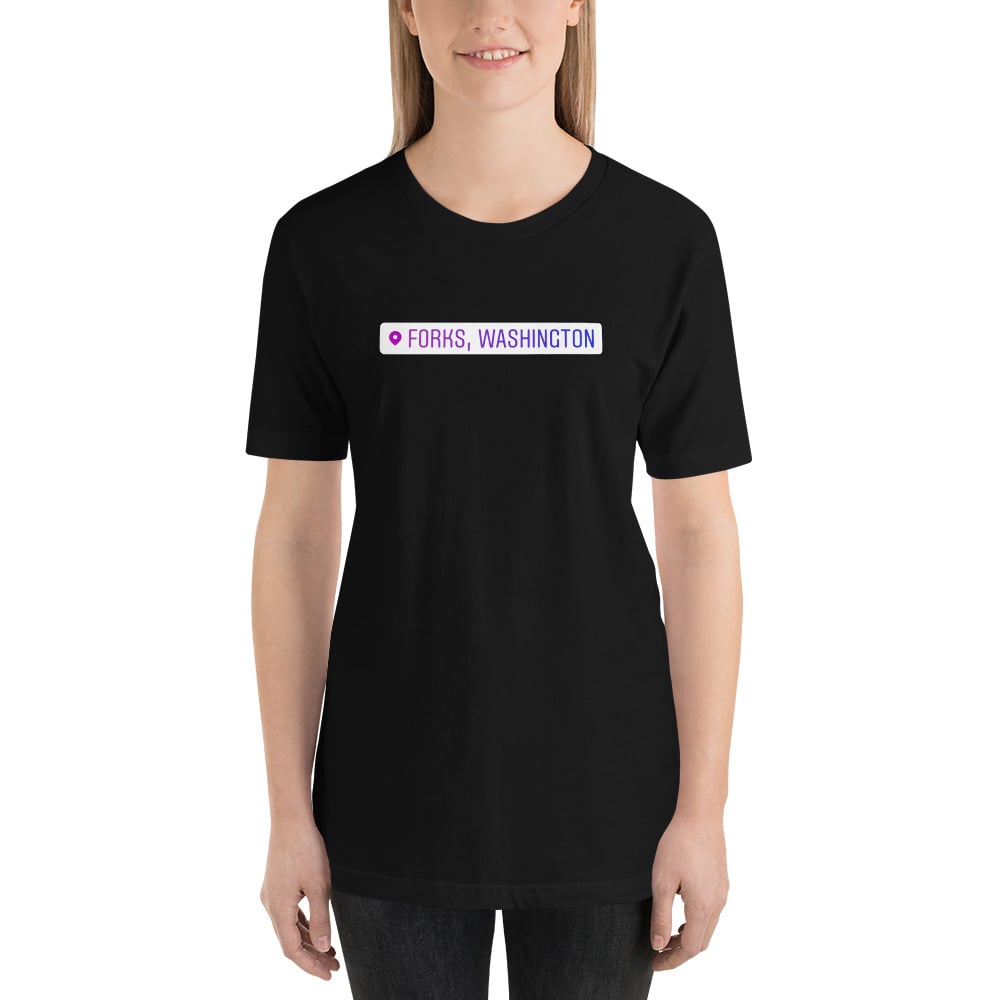 Image of Forks WA Location Unisex T Shirt