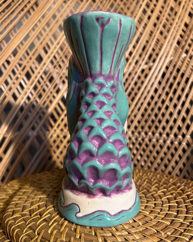 "MerMom" Gluggle Mug - Purple & Teal 1 of 1 Glaze - Free Shipping