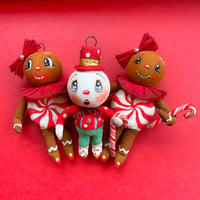 Image 2 of Large Peppermint Gingerbread Gal I