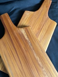 Image 2 of Heart Rimu Handled Cheese Board Set 
