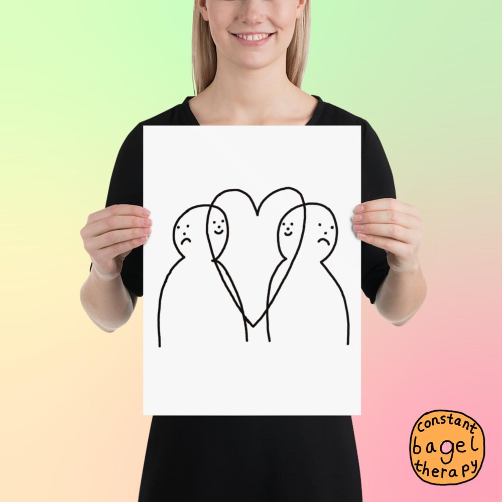 Image of heart - large art poster