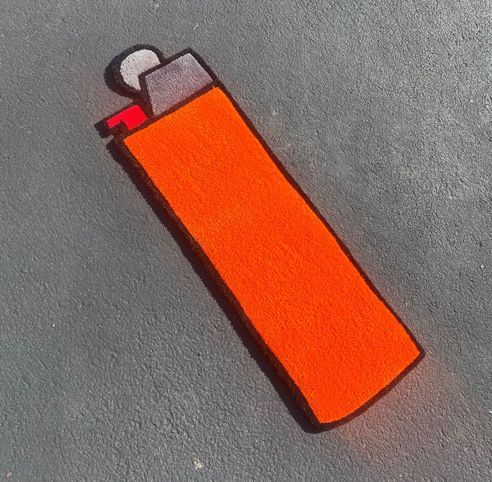 Image of Orange Lighter Rug (30 Inch)