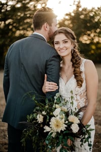 DIY hybrid wedding flowers (July-early October) 