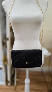 Image 1 of Black Pochette Crossbody  
