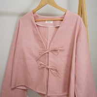 Image 3 of Tie Up Long Sleeve / Dusty Pink