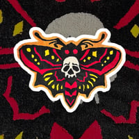 Image 1 of Deathshead moth wall hanger tapestry 
