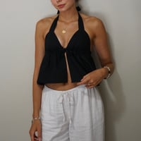 Image 4 of Babydoll Top / Black