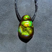 Image 1 of Fire Agate Pendant (reversible)