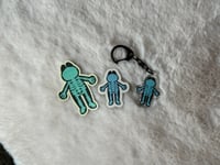 Image 1 of X-Ray Frog Stickers & Keychain