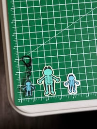Image 2 of X-Ray Frog Stickers & Keychain