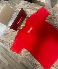 FSNE926 logo t shirt in red