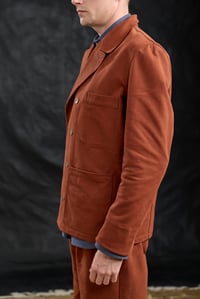 Image 8 of Paris worker Jacket - Rust *M available £380.00
