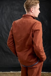 Image 9 of Paris worker Jacket - Rust *M available £380.00