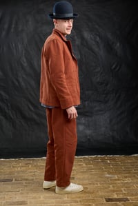Image 16 of Paris worker Jacket - Rust *M available £380.00
