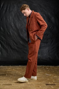 Image 23 of Paris worker Jacket - Rust *M available £380.00