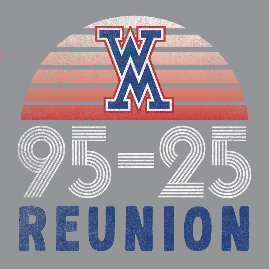 Image of WMHS Class of ‘95 Official Reunion Tee - Pre order