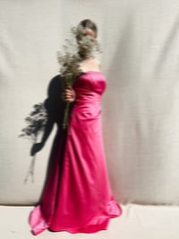 Image 3 of Pink strapless bridesmaid / evening formal dress