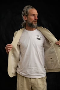 Image 15 of Paris Worker Gilet - cream 