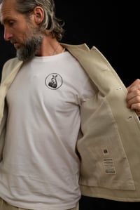 Image 8 of Paris Worker Gilet - cream 