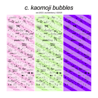 Image 1 of c. kaomoji bubbles.