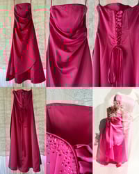 Image 4 of Pink strapless bridesmaid / evening formal dress