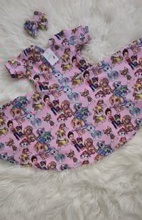 Image 3 of Paw 🐾 patrol dress and bow short sleeve 