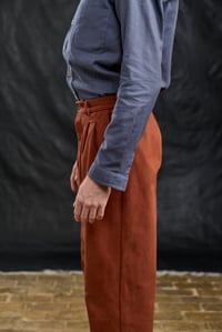 Image 4 of Club Trouser - Rust 